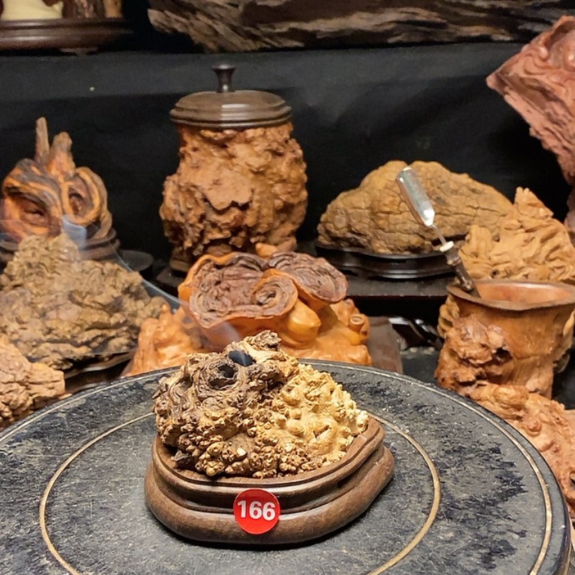 【闪购商品】166号黄金檀木香炉工艺