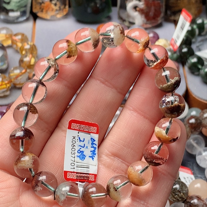 水晶手串未镶嵌天然