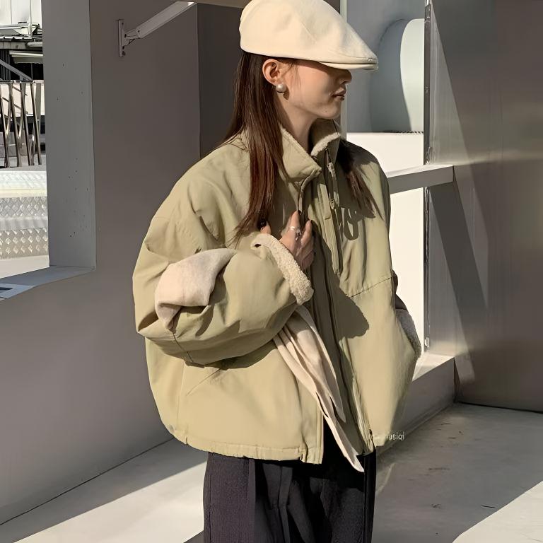 女见外包装短外套纯色防晒派克服宽松韩版加厚ins