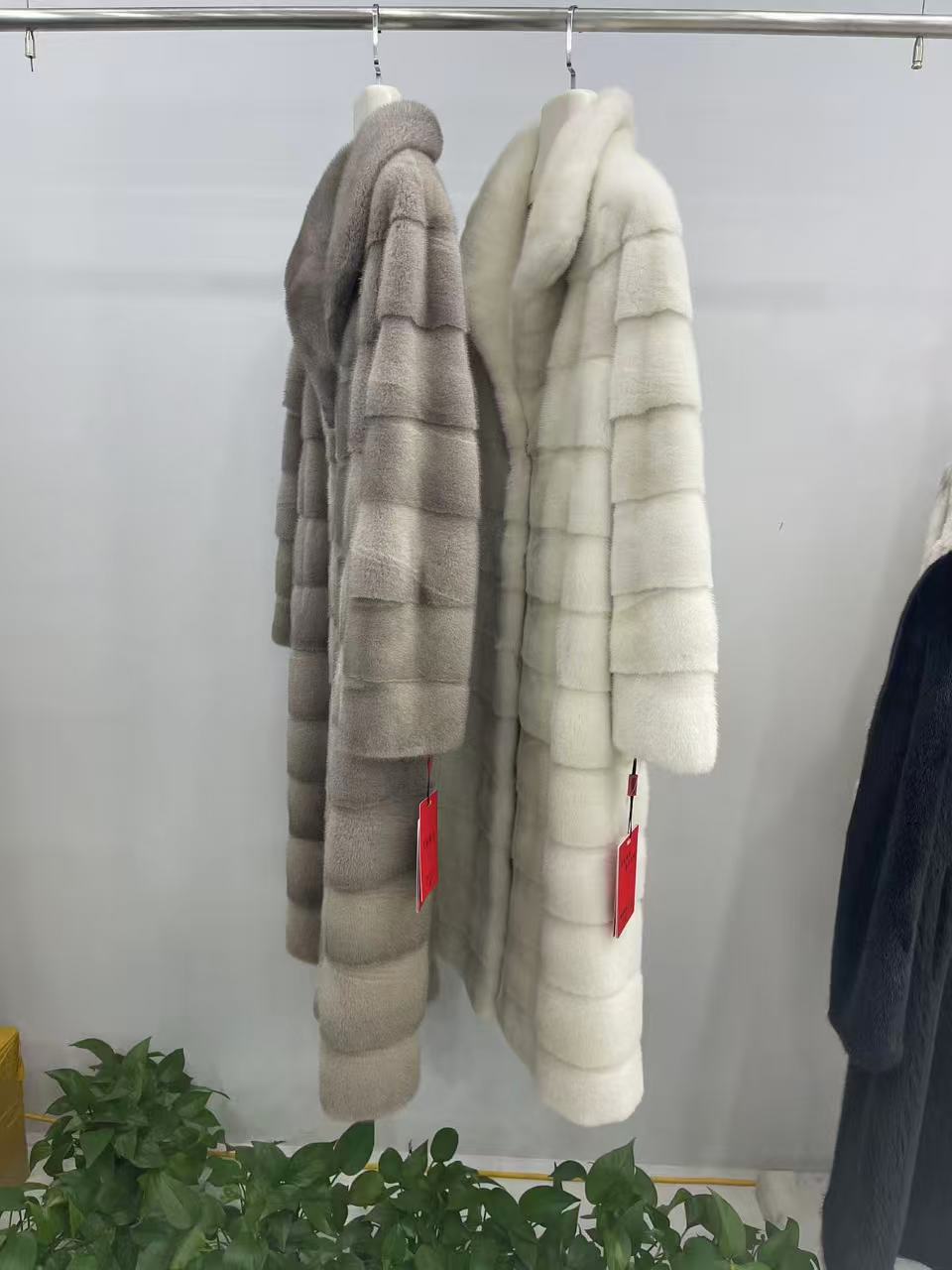 2025进口横排工艺长款貂皮大衣