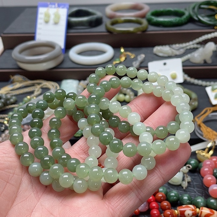 和田玉手串未镶嵌