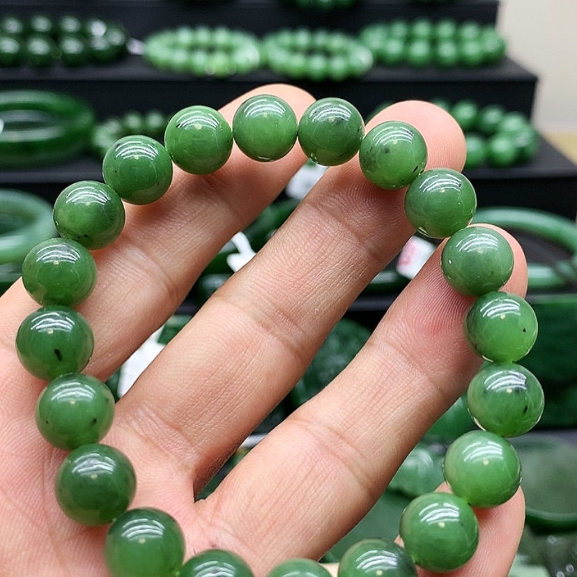 【闪购商品】和田玉（碧玉）手链未镶嵌