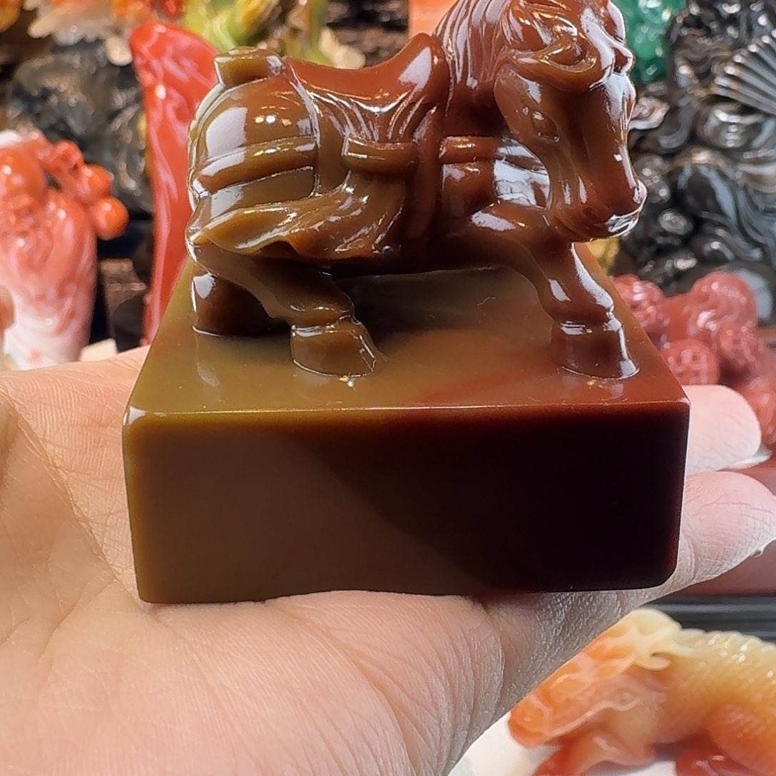 寿山石精品马印章