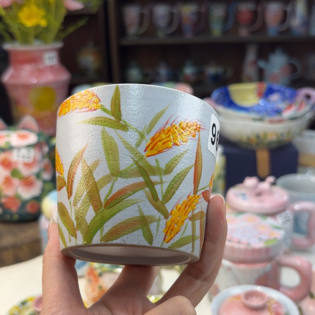 瓷片景德镇手绘高温釉下彩陶瓷茶具