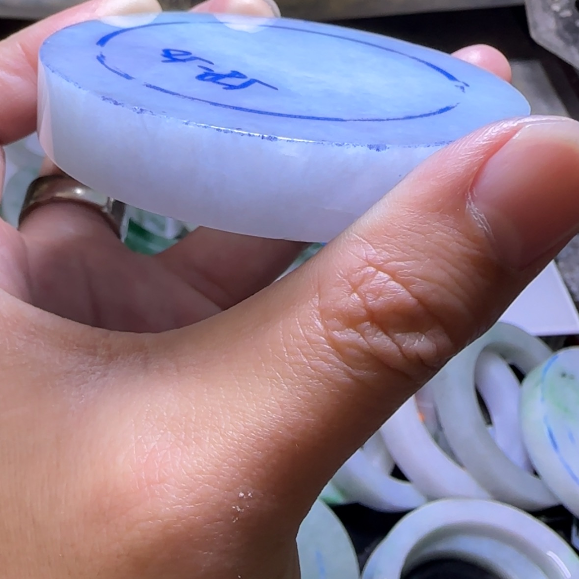 【闪购商品】定制翡翠翡翠未镶嵌Y**i