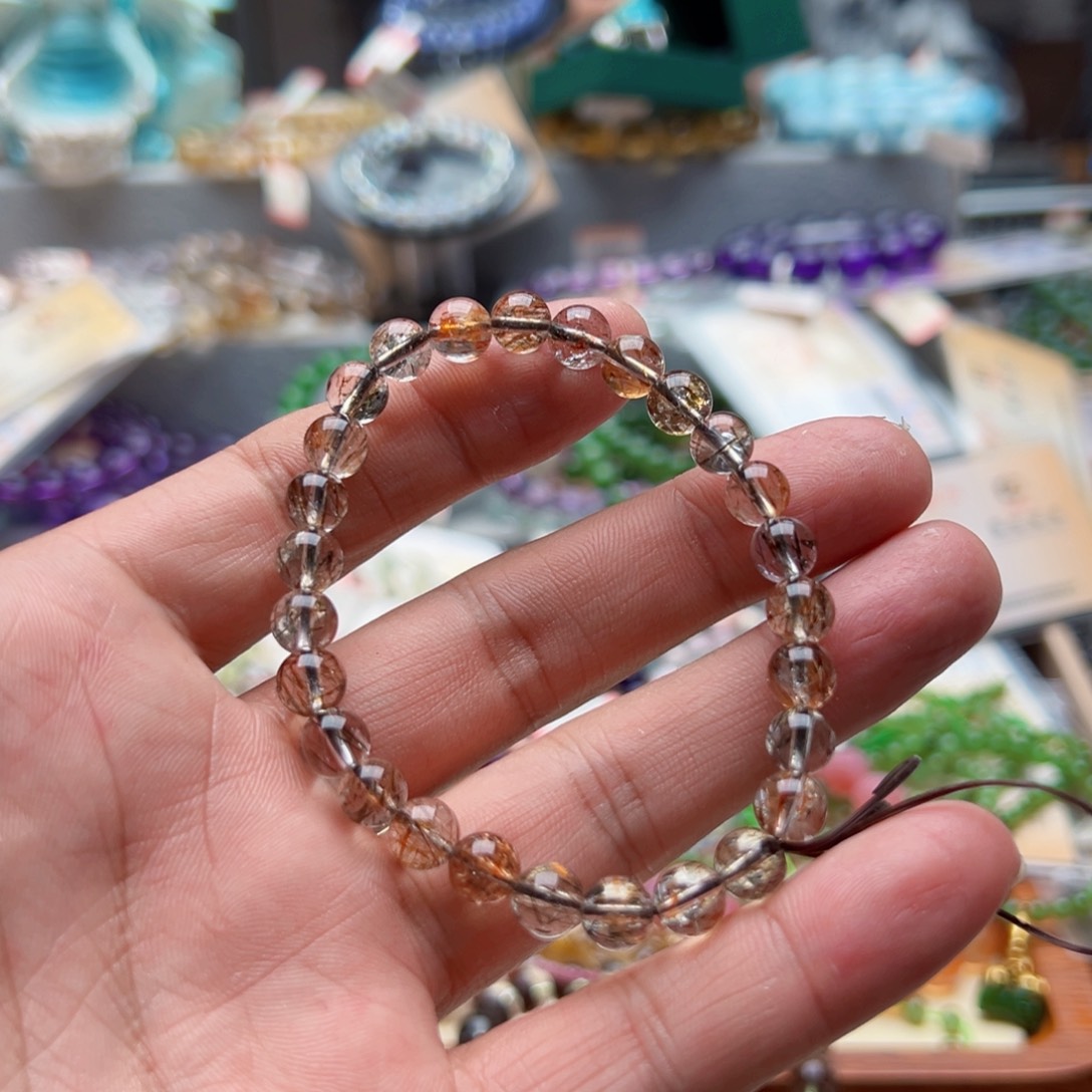 未镶嵌手链水晶黑金超7