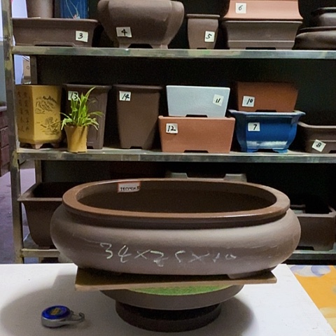 红陶宜兴紫砂花盆