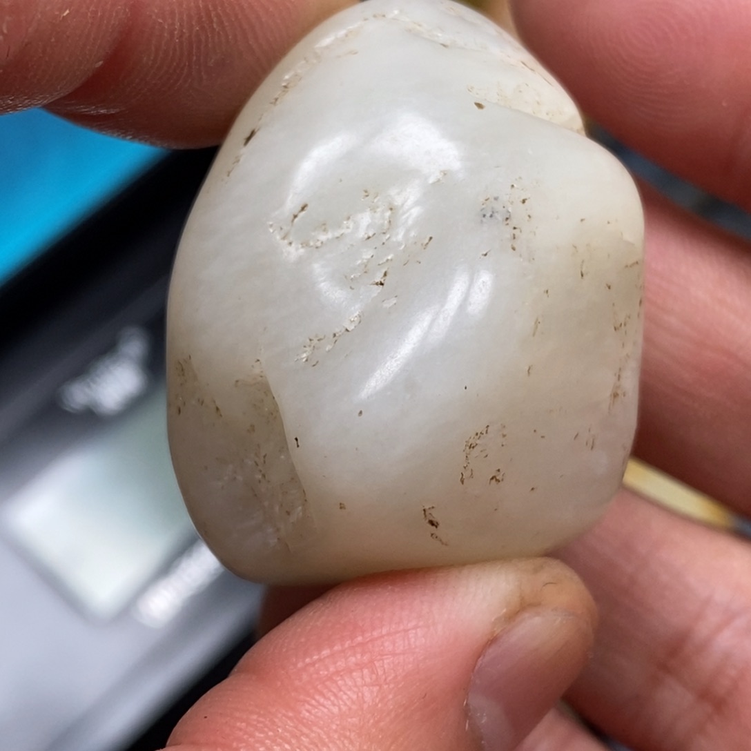 和田玉挂件铂Pt950镶嵌