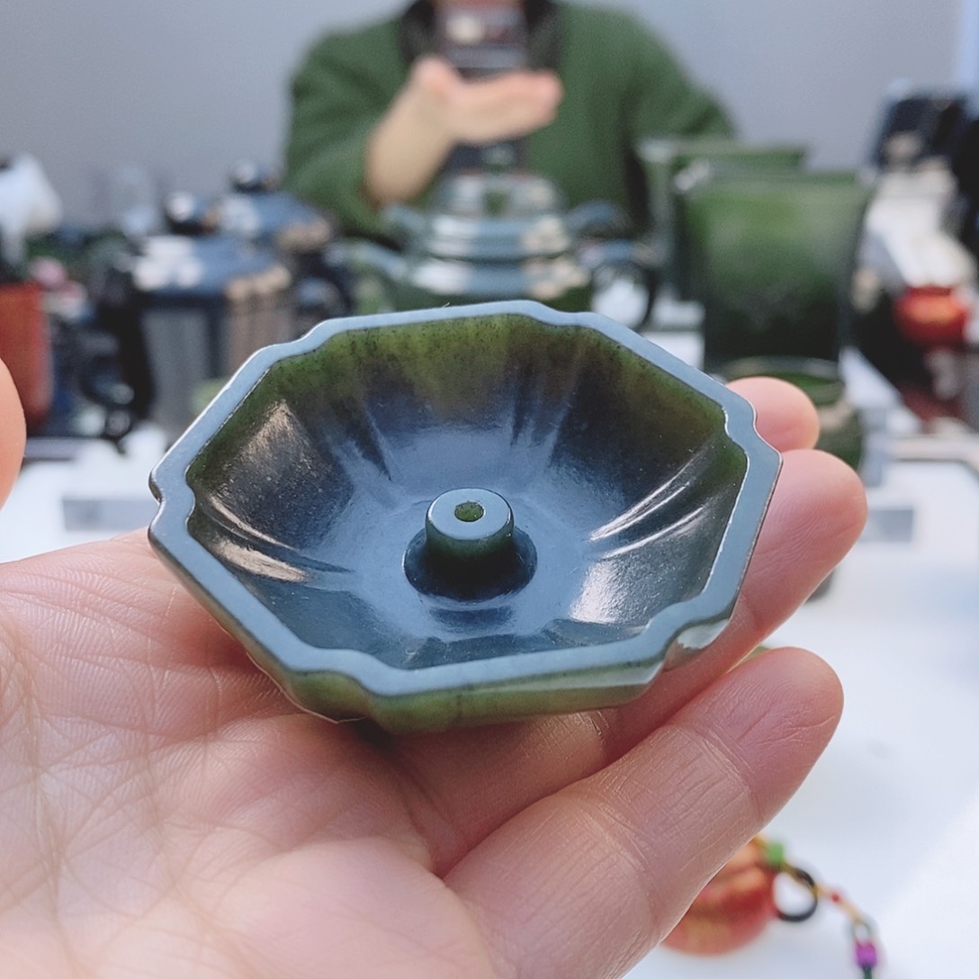 和田玉（青玉）把件未镶嵌