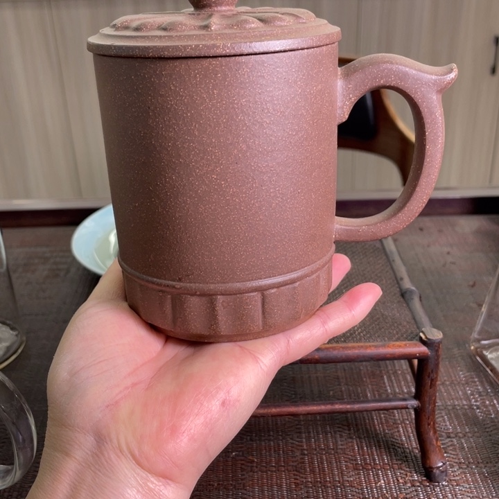 段泥茶壶老沙皮青手工制作
