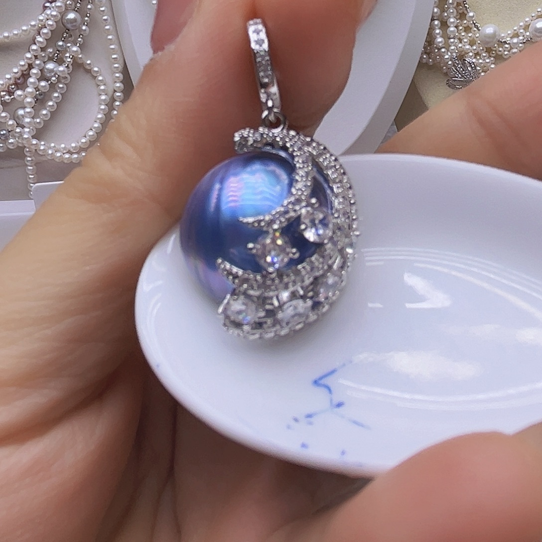 未镶嵌淡水珍珠吊坠或者耳钉