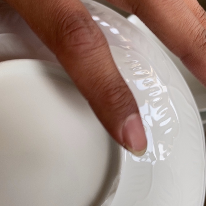 瓷八寸盘微瑕不退不换