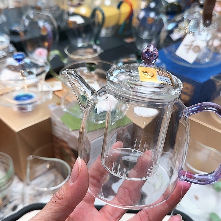 禾器宴臣壶内胆款浅紫色