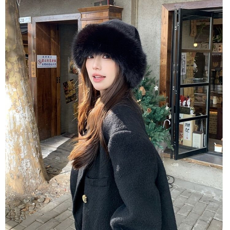 好看的毛毛帽子休闲百搭时尚款