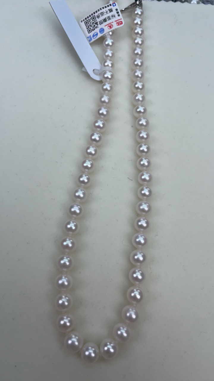 8-9极光正圆白炫彩项链