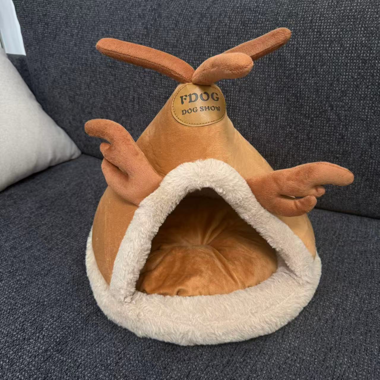 宠物可爱绒面小窝