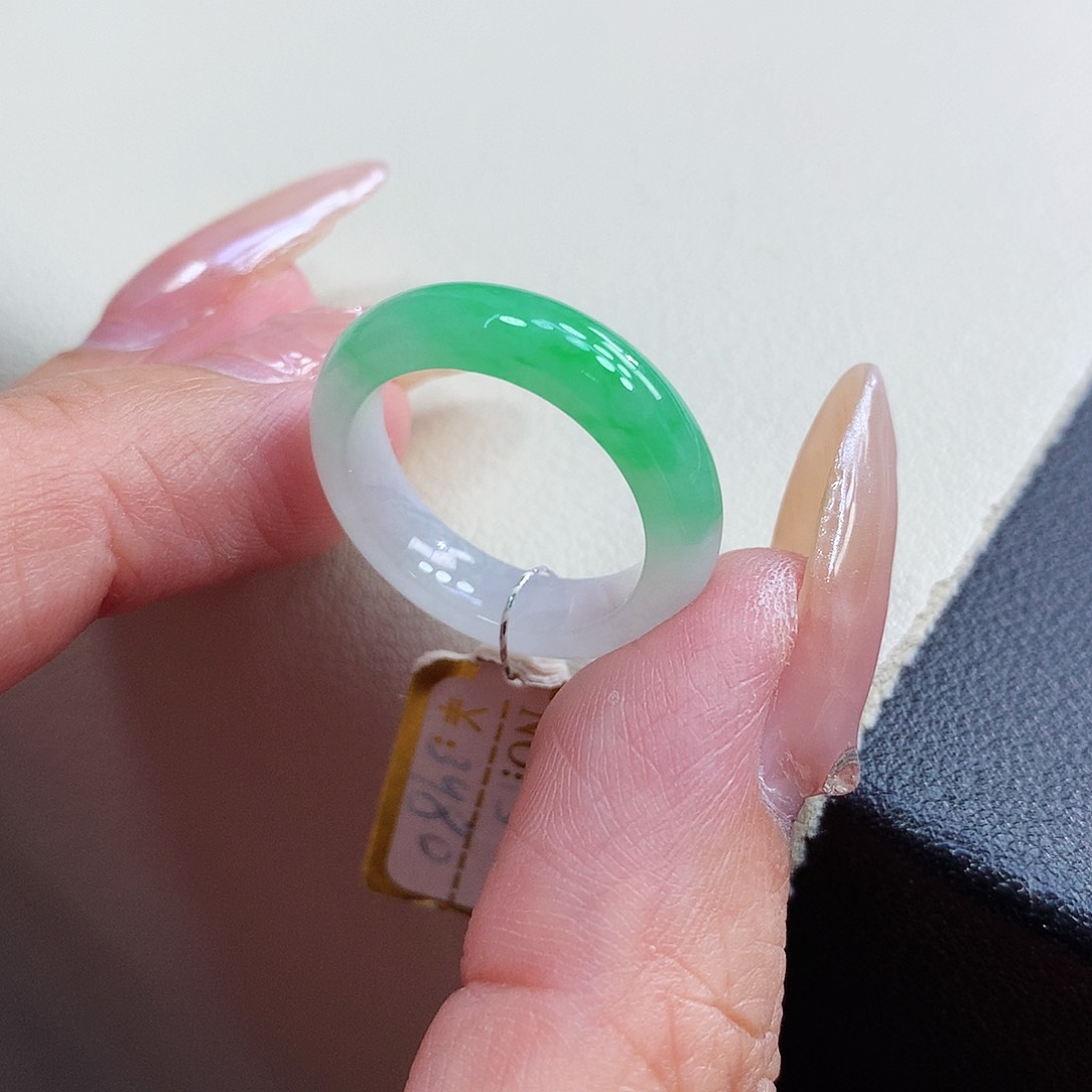 未镶嵌戒指翡翠15号