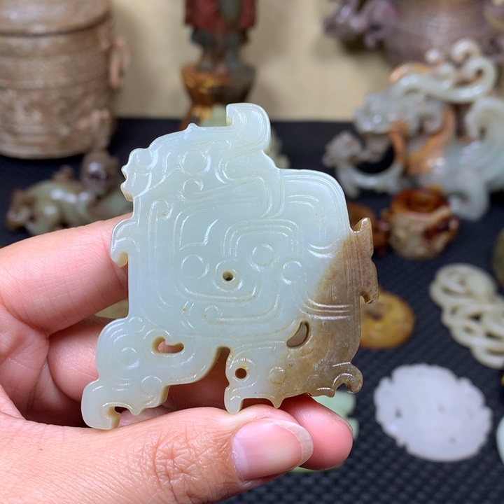 和田玉把件未镶嵌