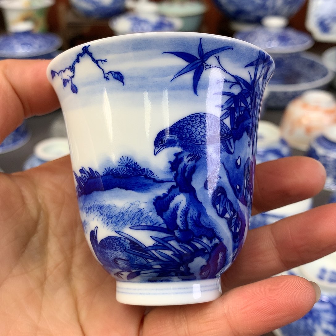 【闪购商品】瓷片景德镇陶瓷主人杯