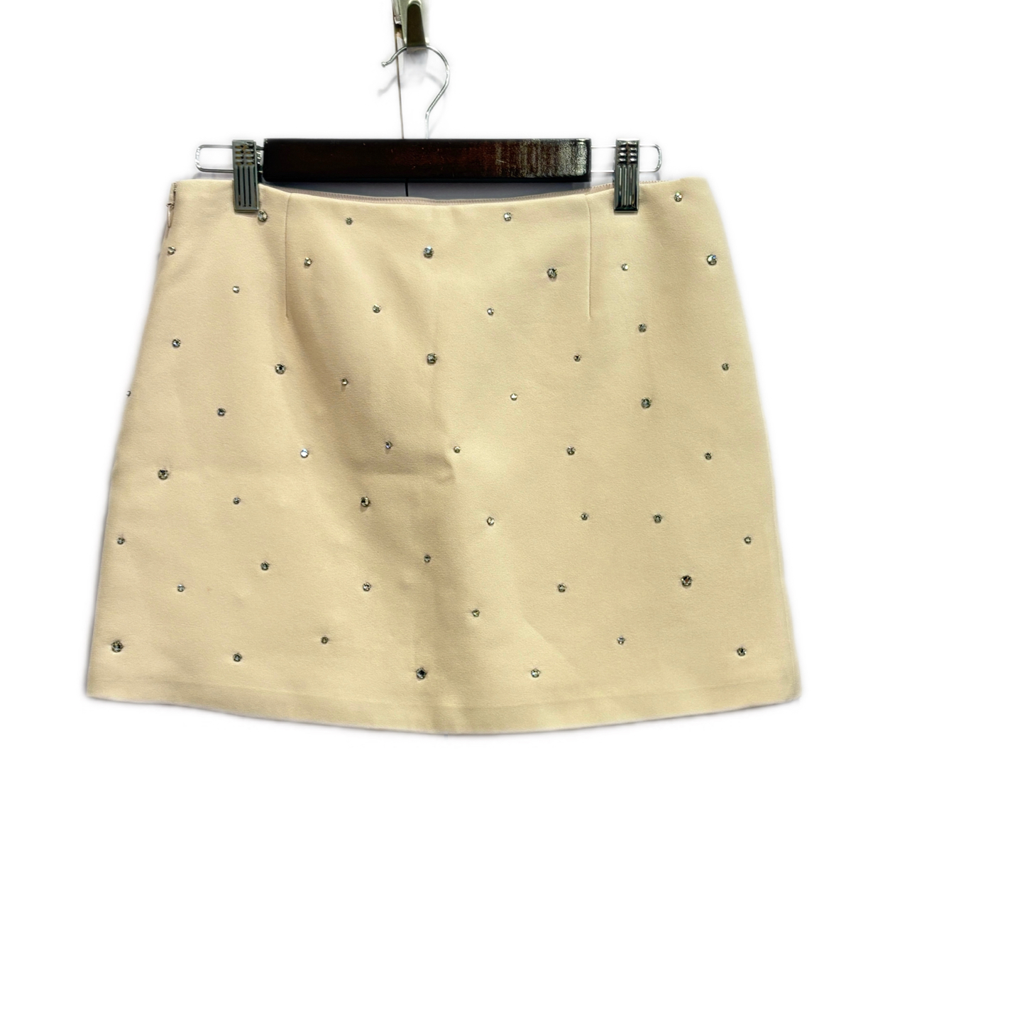 99新 MIU MIU/缪缪 02040 重工满钻短裙 40码