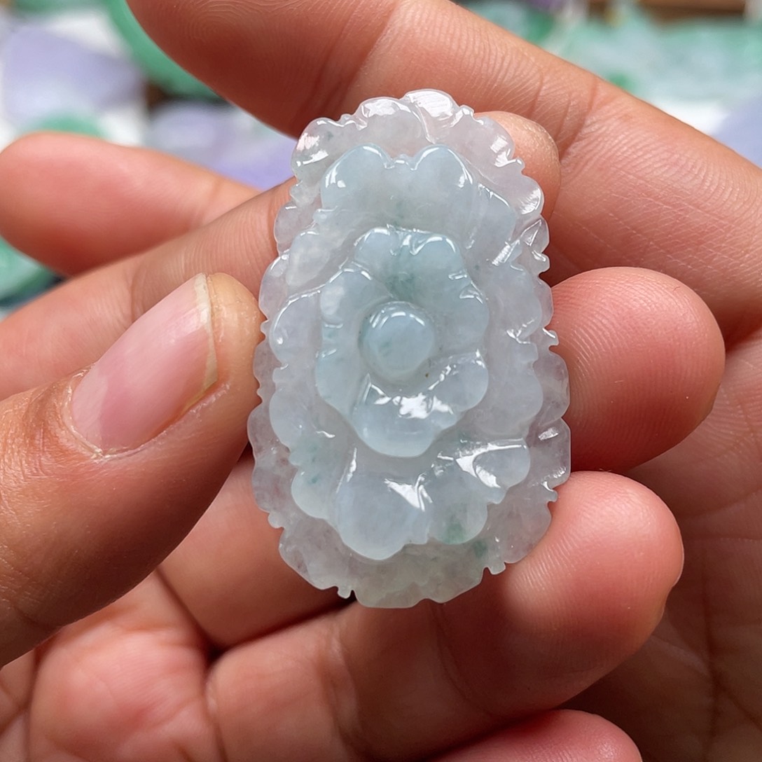 颈饰未镶嵌翡翠翡玉缘翡翠