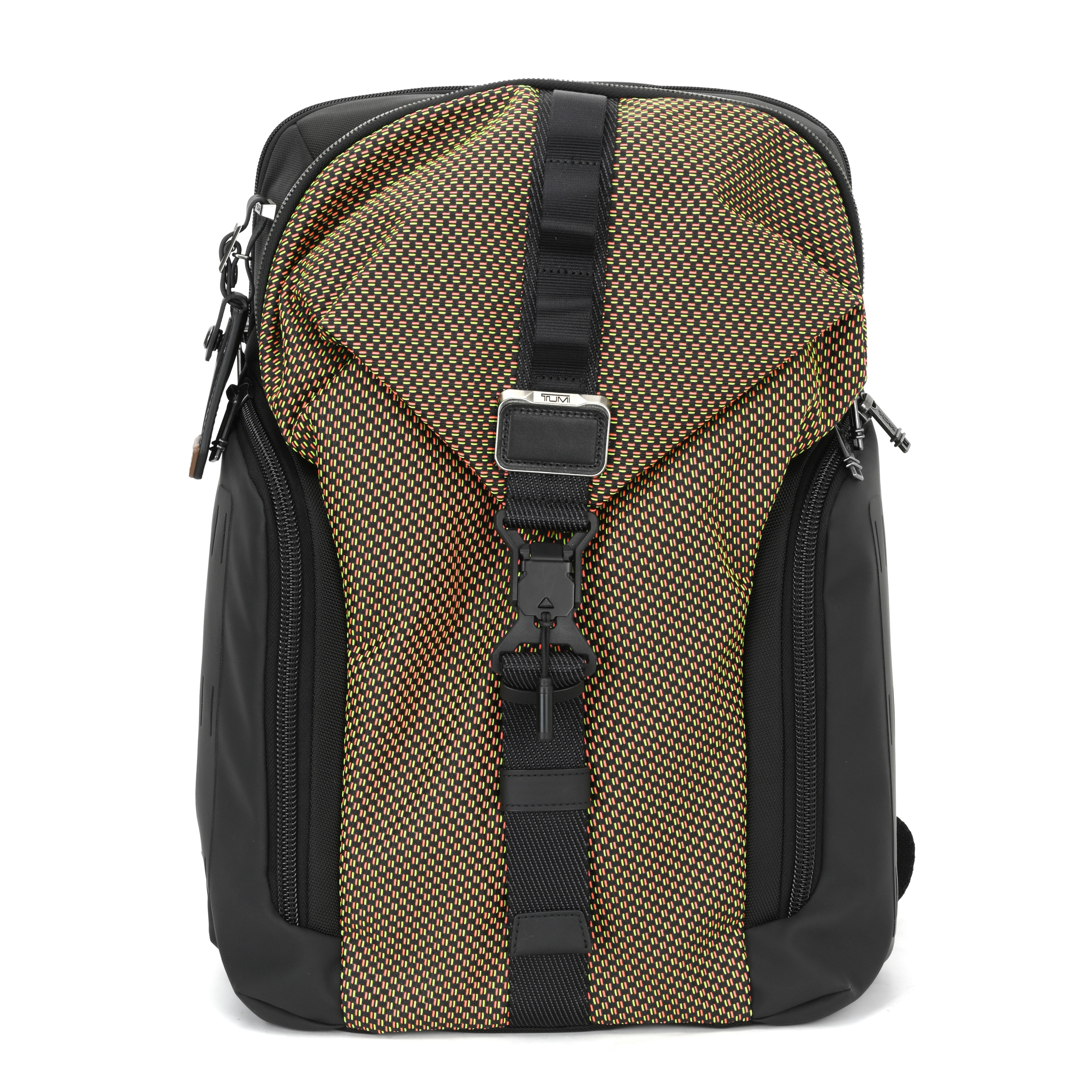 TUMI/途明保时捷联名 男士拼接撞色机能风双肩包 120077140