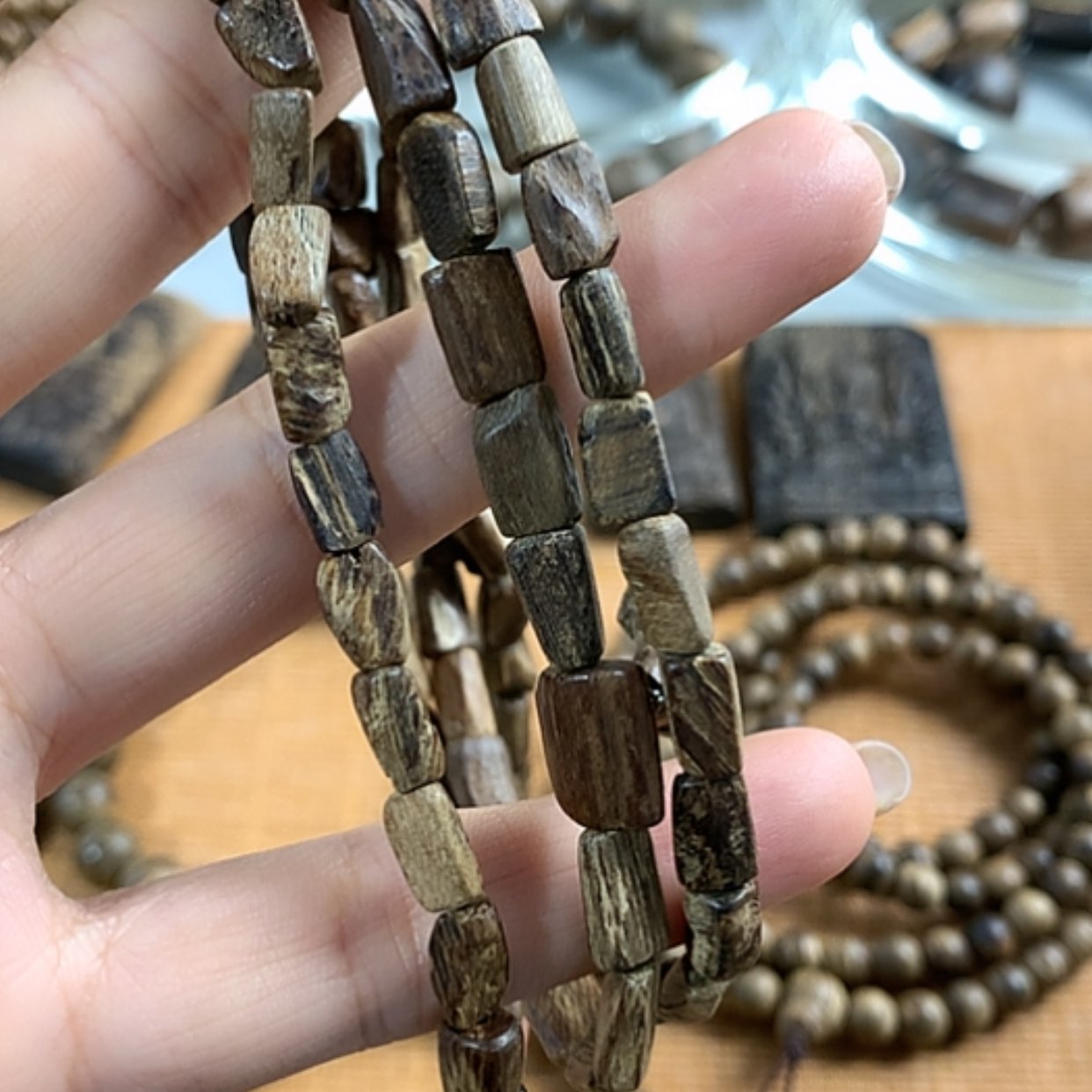 【闪购商品】沉香手串?*男老惠安沉香14.37克多圈沉水