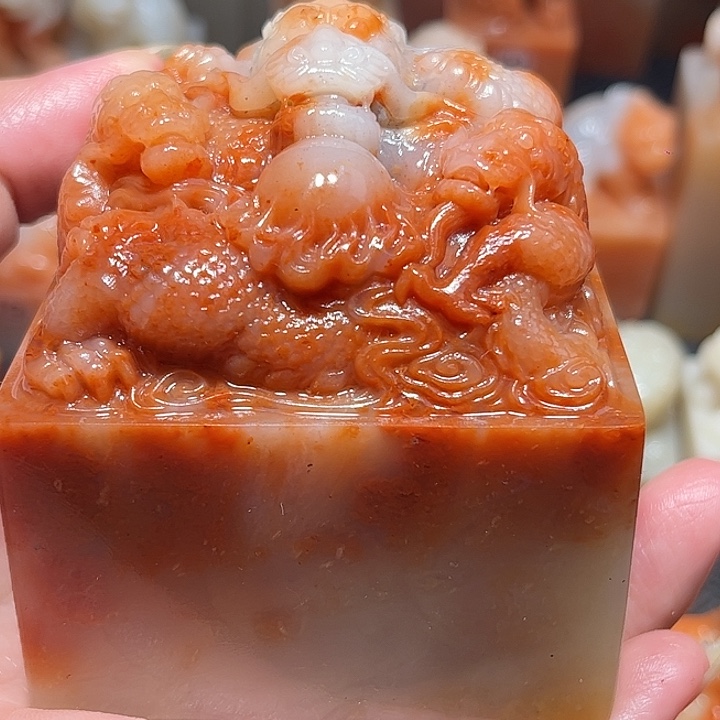 德***临老挝石老挝保利石印章