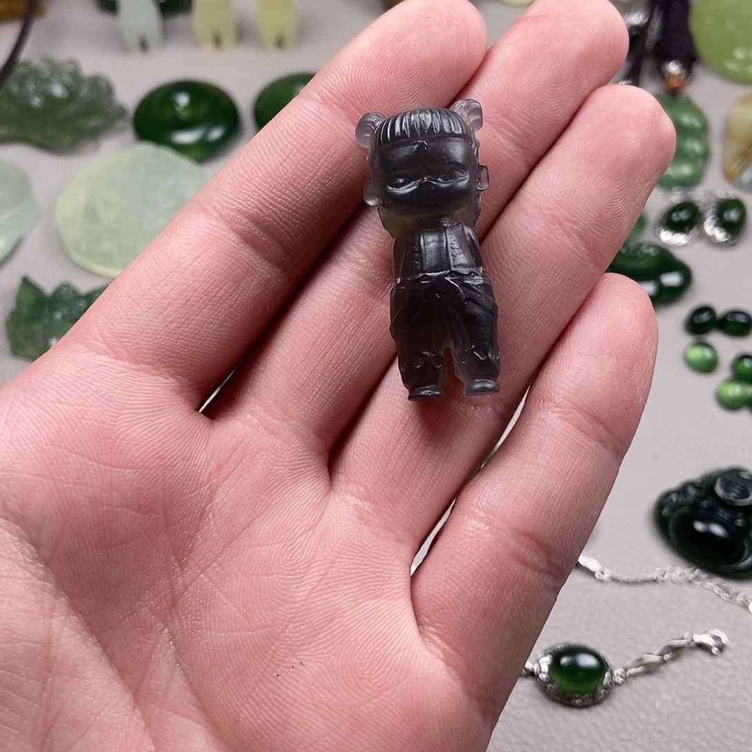 【闪购商品】蛇纹石玉岫玉未镶嵌J