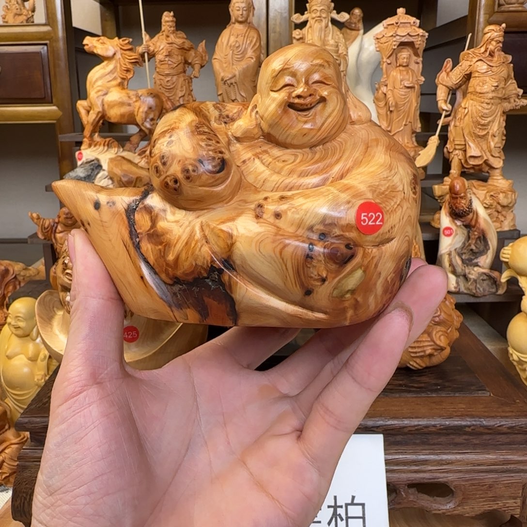 崖柏小木匠艺雕一物一拍