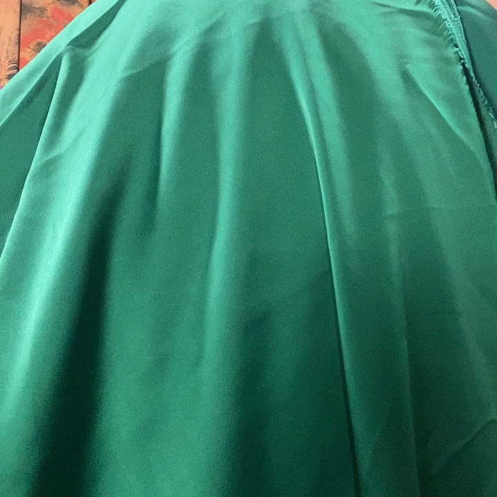 4米绿色醋酸布料