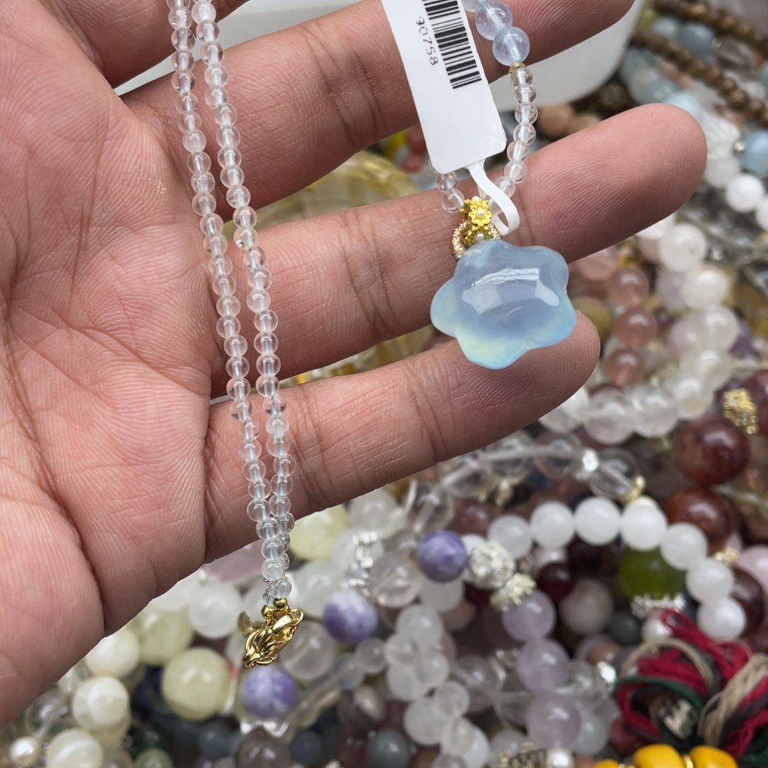 颈饰银S925镶嵌紫晶