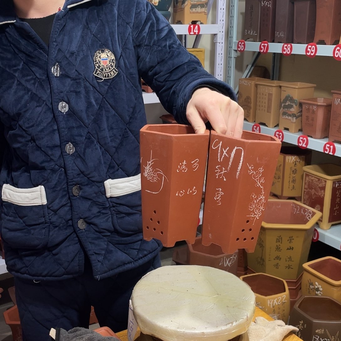 紫砂天心紫砂手工花盆