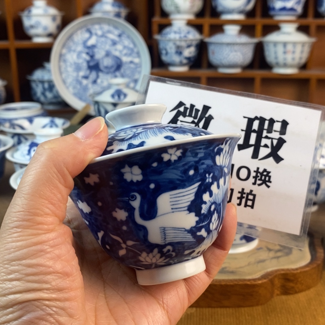 亞****瓷片景德镇陶瓷手绘茶器701