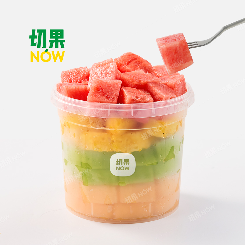 果切【乐享桶】缤纷瓜瓜桶（西瓜+哈密瓜+甜瓜+凤梨）(含桶约1100g）