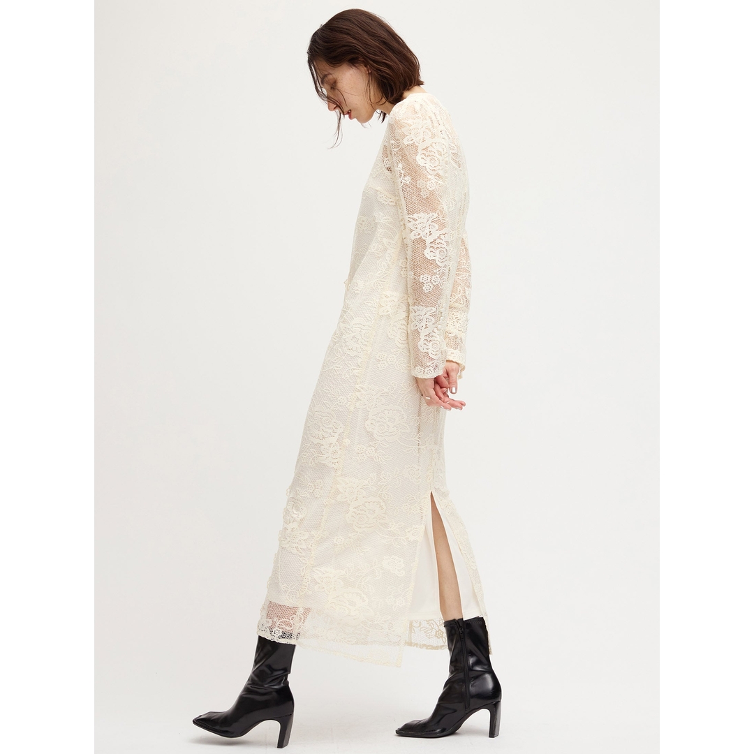 【Montendre】夏季新款 代 博主同款 重工刺绣花卉蕾丝系列连衣裙