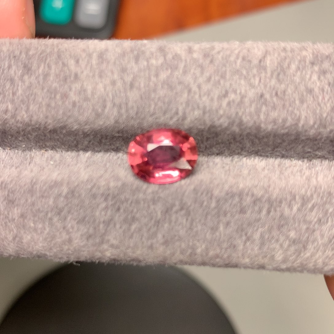 碧玺珠宝奇石未镶嵌糖果碧玺2.45克拉未镶嵌