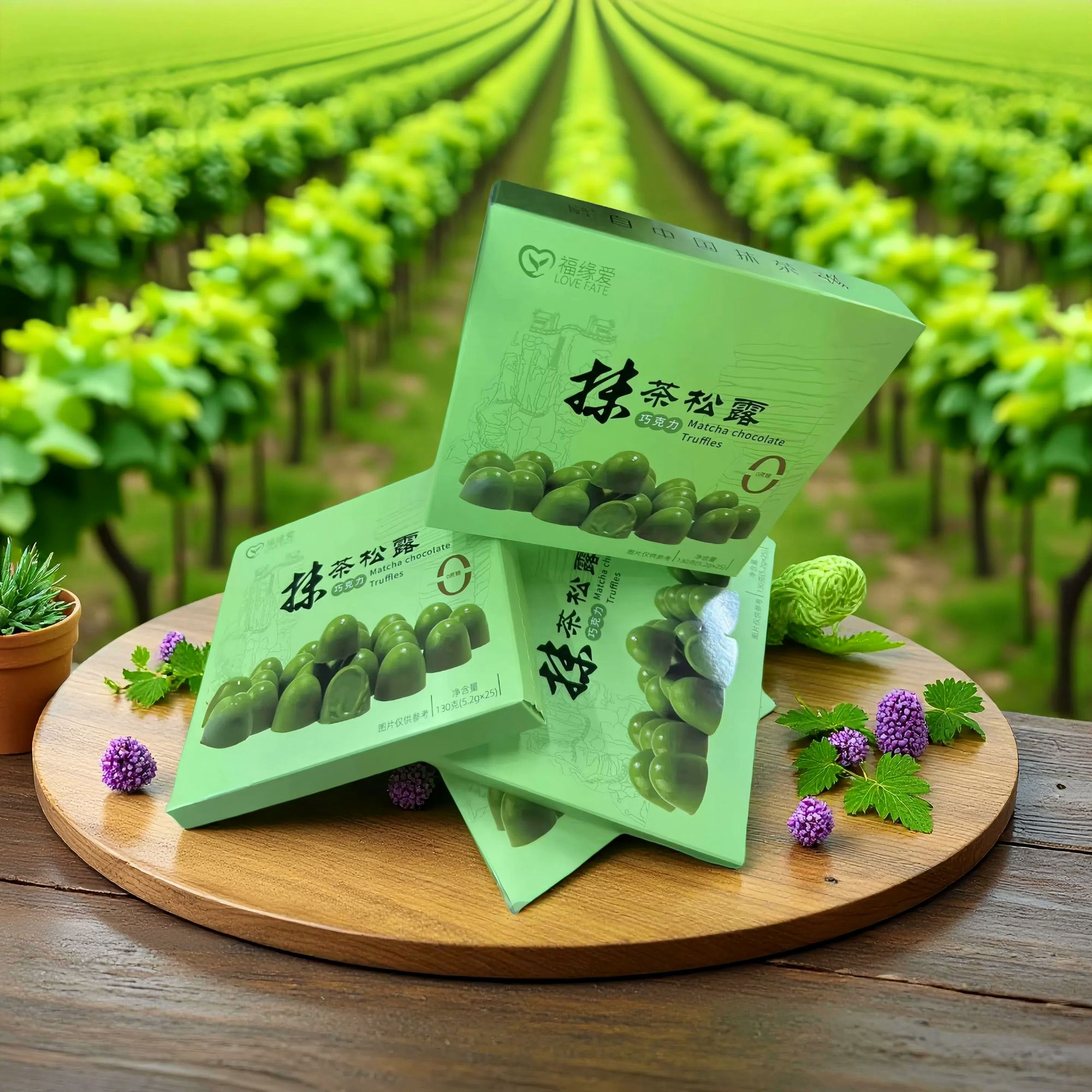 贵州高山美食生态抹茶松露巧克力丝滑醇香入口即化零食甜食抹茶味