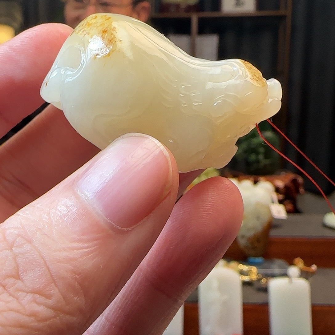 和田玉未镶嵌吊坠(不含链)