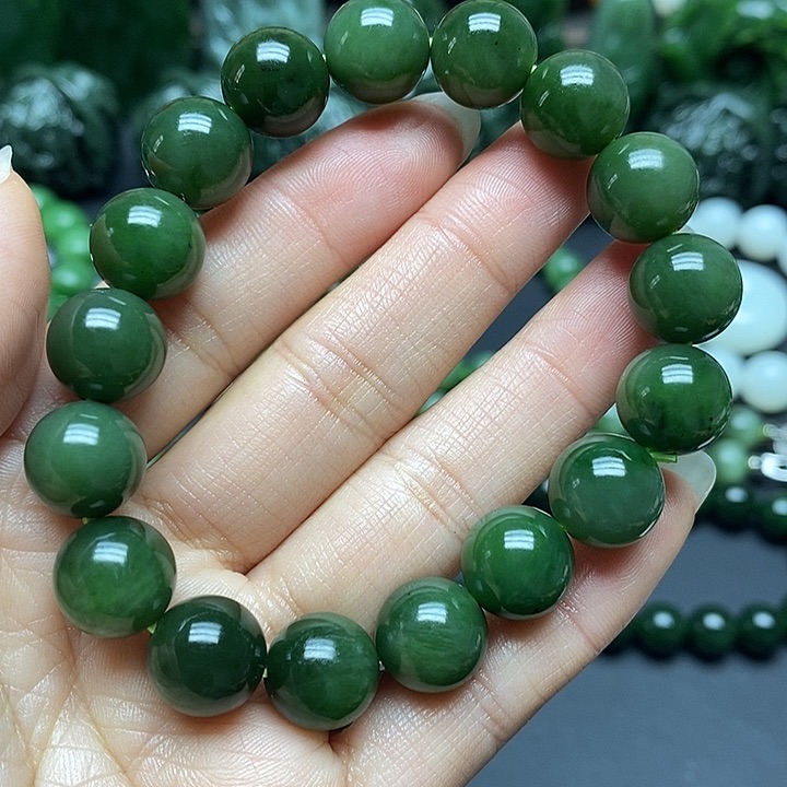 和田玉手串未镶嵌