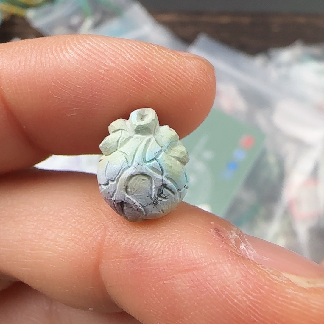 绿松石珠宝半成品未镶嵌