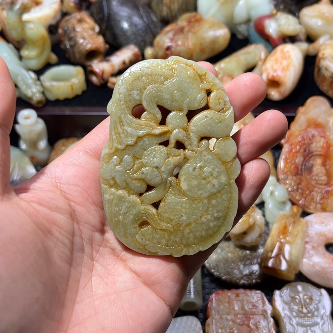 和田玉把件未镶嵌