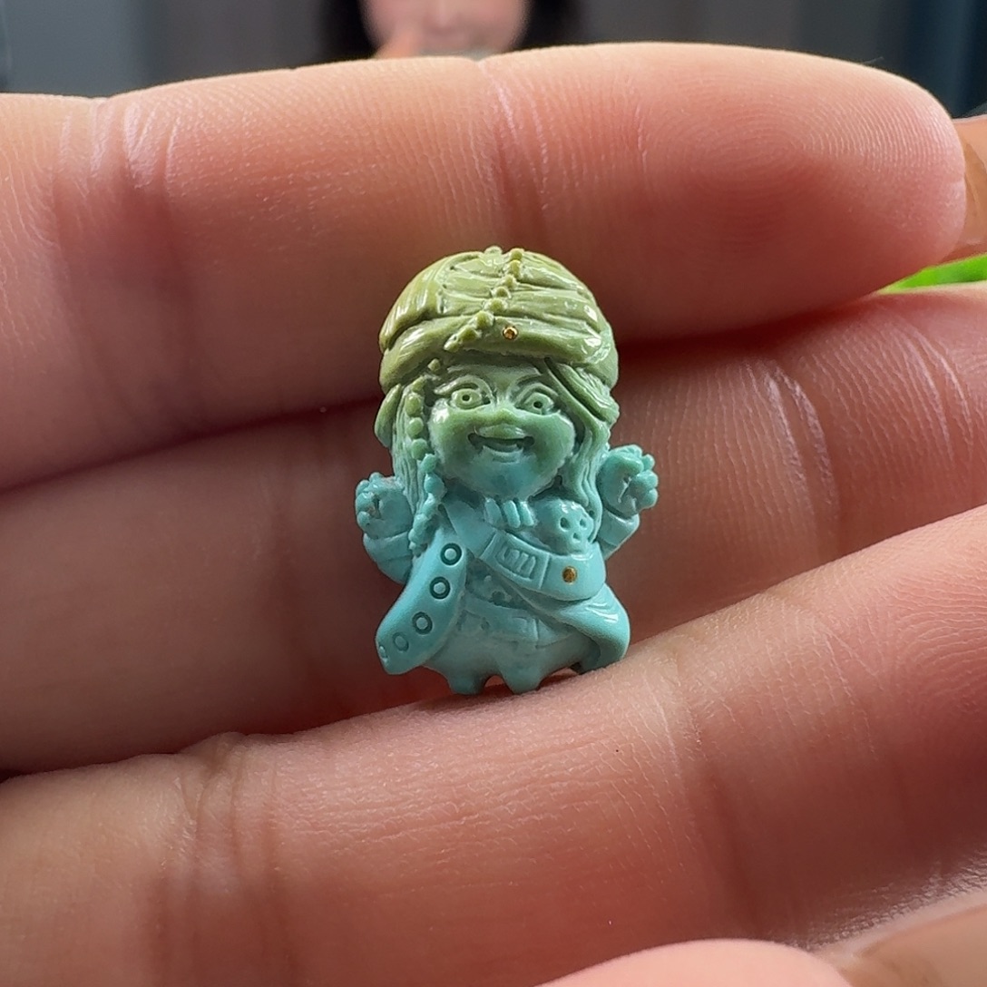 绿松石未镶嵌颈饰