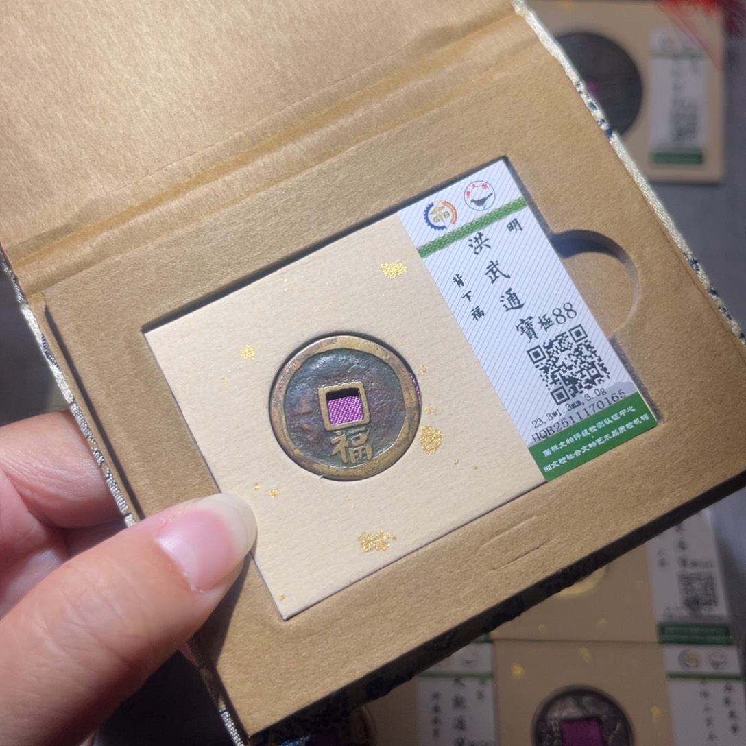铜隆兴珍泉收藏洪武福0165