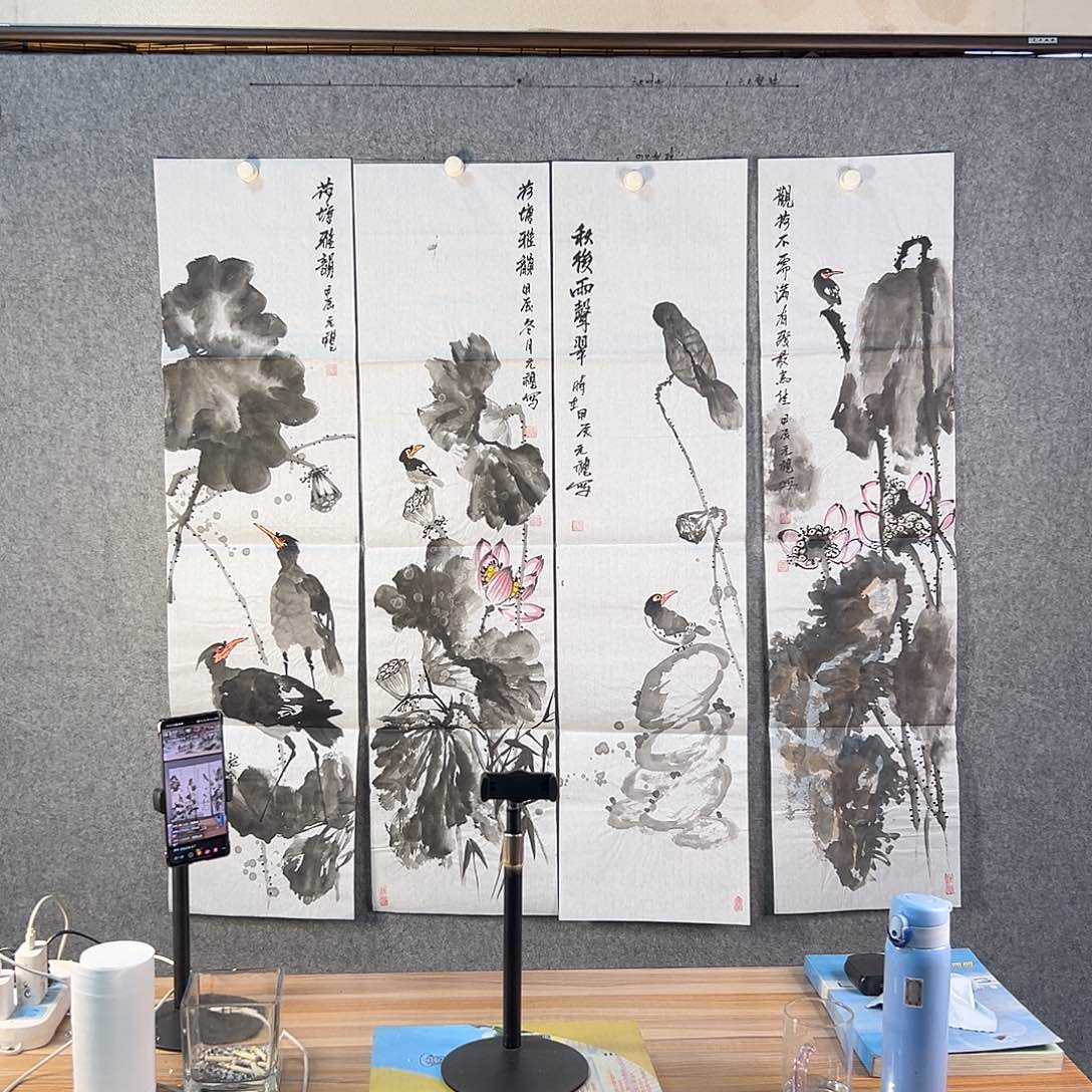 国画758 牡丹之歌传情动人