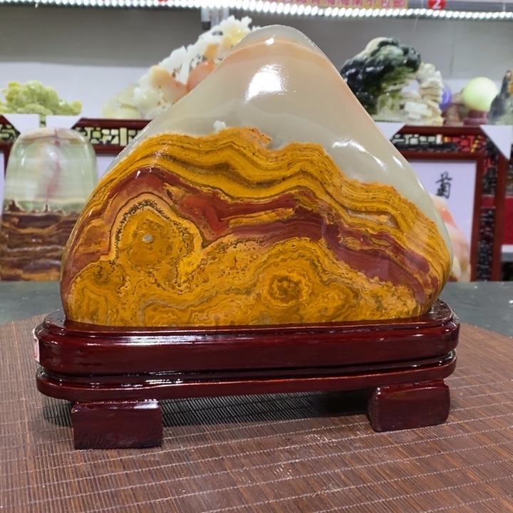 石材玉*叔家居摆件 奇石摆件