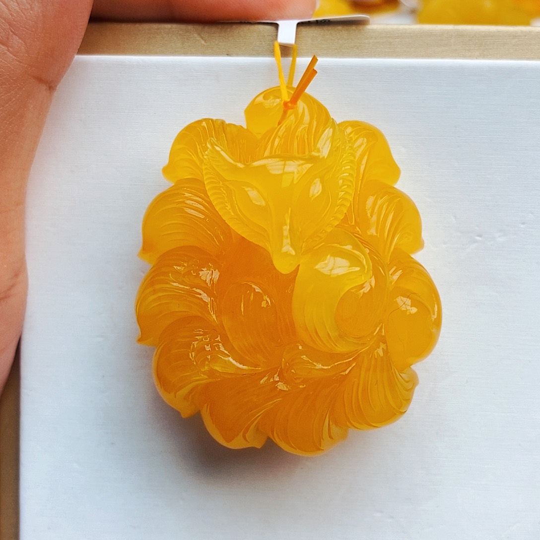 蜜蜡颈饰未镶嵌天然保真假一赔十26