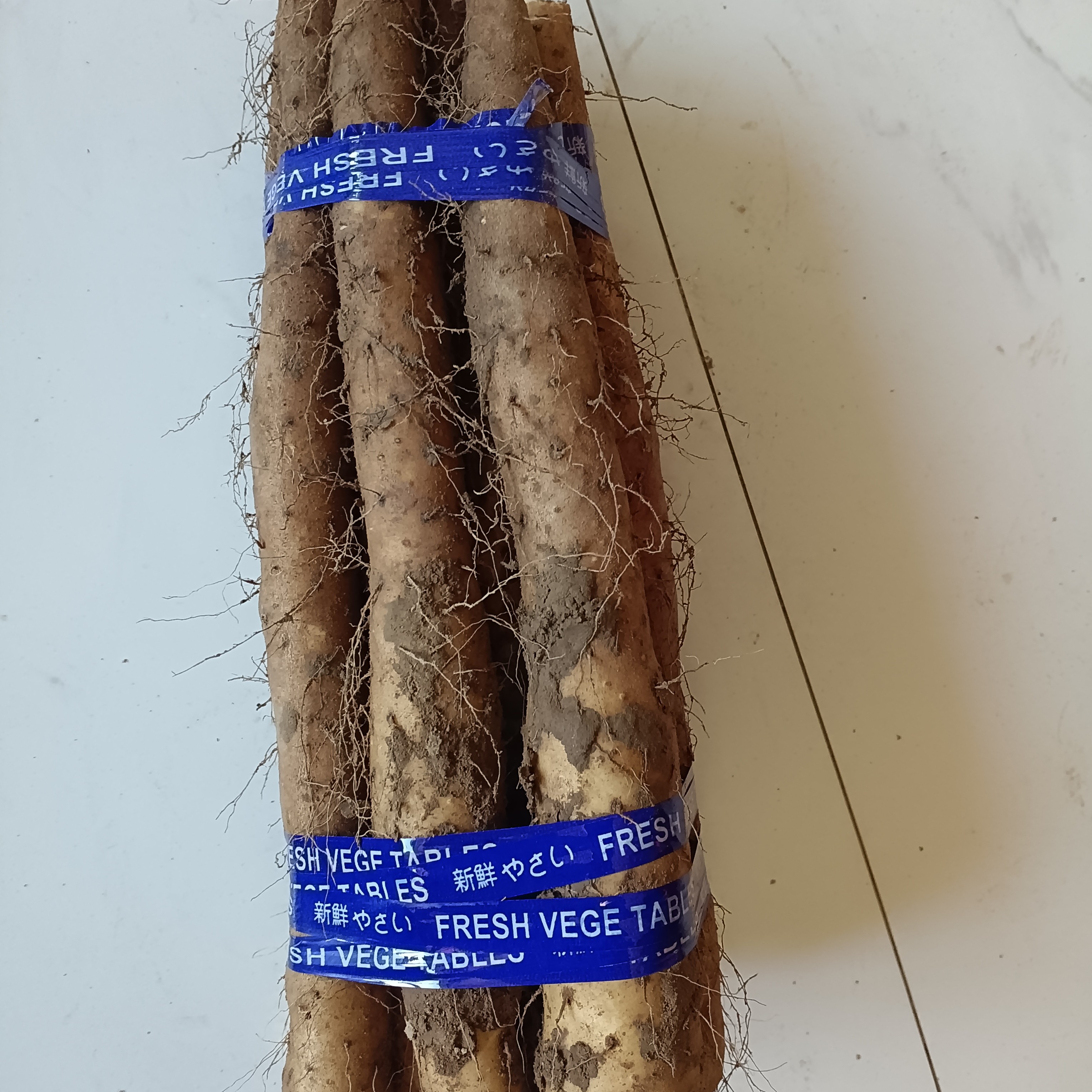 新鲜现挖现发河北蠡县小白嘴铁棍山药20——30cm净重4.5斤带箱5斤