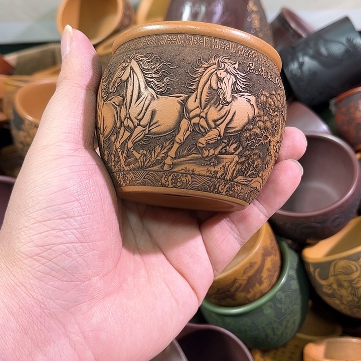 茶杯紫砂全手工紫砂主人杯