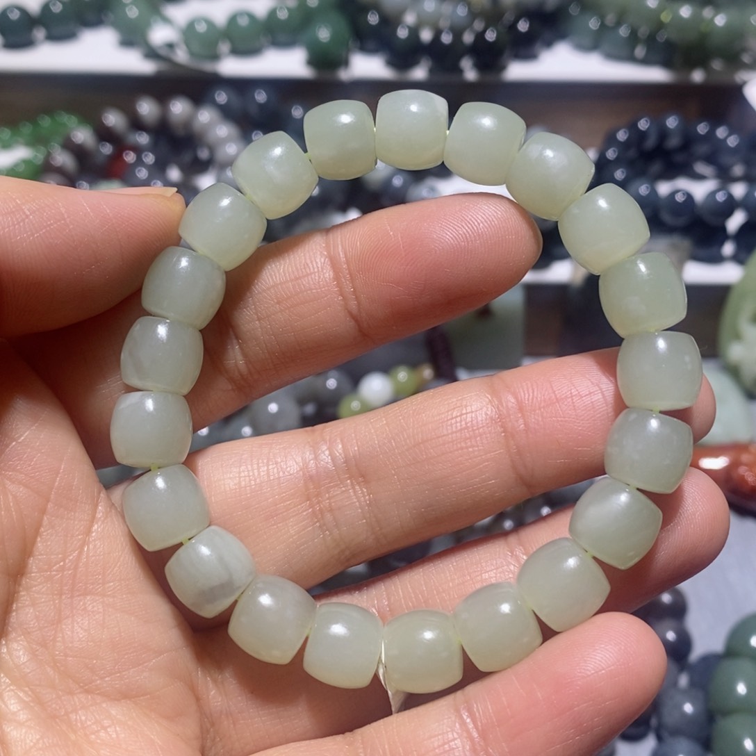 和田玉手串未镶嵌